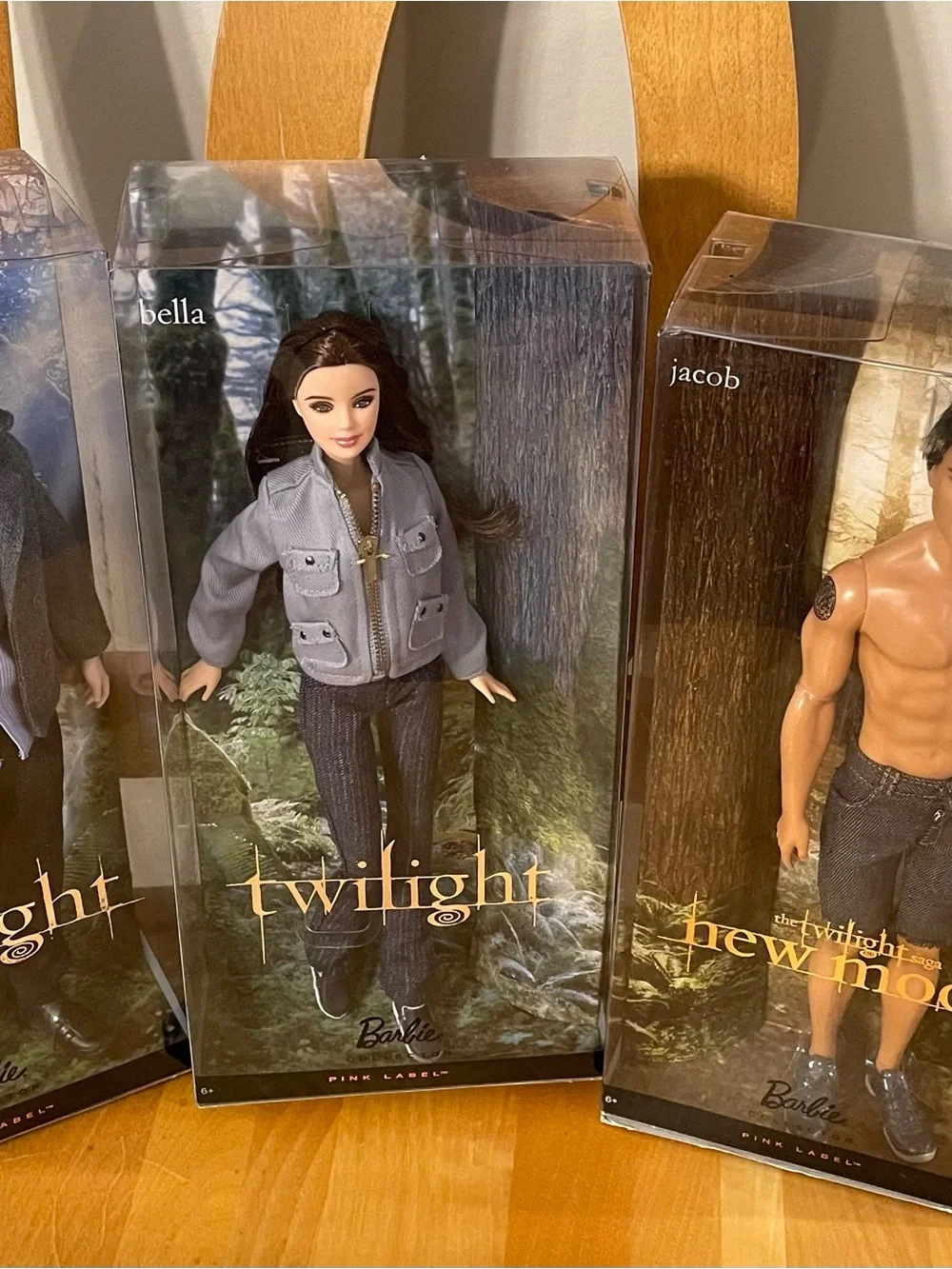 Barbie Bella, Edward, and Jacob Doll from Twilight